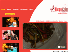 Tablet Screenshot of happychinasushi.com